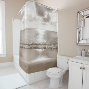 Caribbean Beach Zen Oasis #2 #ocean #wall #art Shower Curtain