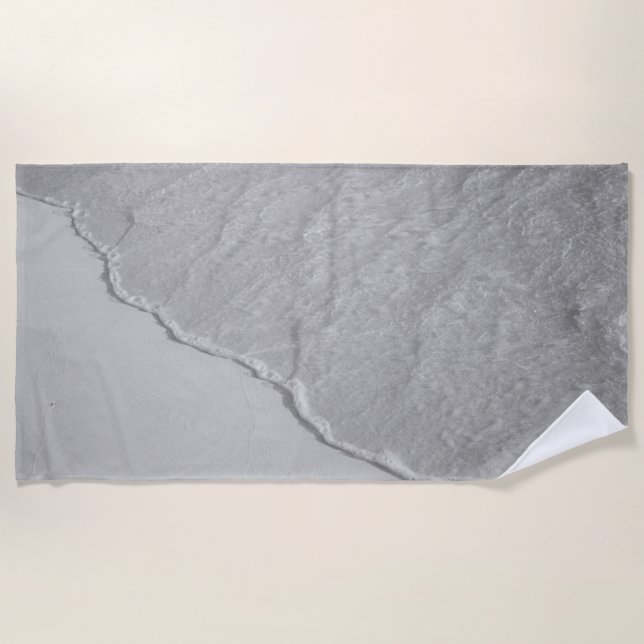 Caribbean Beach Zen Oasis #3 #ocean #wall #art Towel (Front)