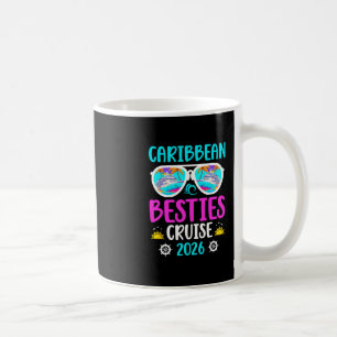 Caribbean Besties Cruise 2026 Best Friend Cruising Coffee Mug