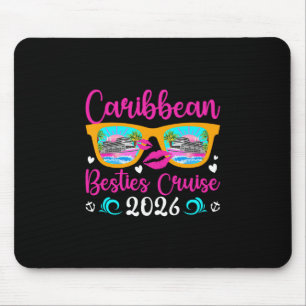 Caribbean Besties Cruise 2026 Best Friend Cruising Mouse Pad