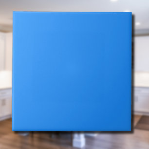 Caribbean Blue Solid Colour   Classic   Elegant Ceramic Tile