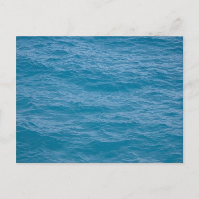 Caribbean Blue Water Postcard (Front)