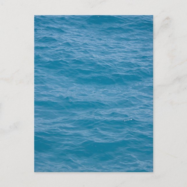 Caribbean Blue Water Postcard (Front)