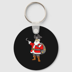 Caribbean buccaneer christmas freebooter boy santa key ring