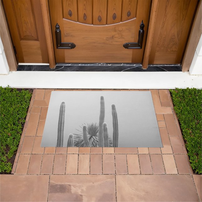 Caribbean Cactus Grove Charm 2 #art #nature Doormat (Outdoor)