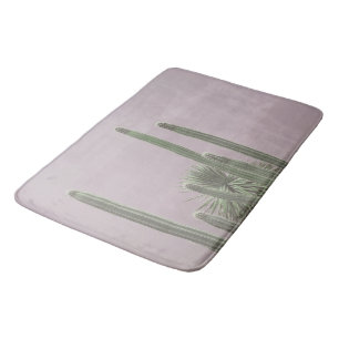 Caribbean Cactus Grove Charm 3 #tropical #art Bath Mat