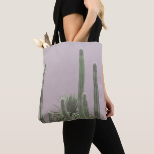 Caribbean Cactus Grove Charm 3 #tropical #art Tote Bag