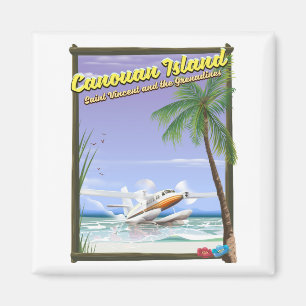 Caribbean, Canouan islands paradise poster. Magnet