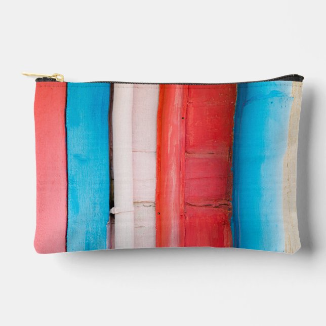 Caribbean colours - abstract accessory pouch (Front)