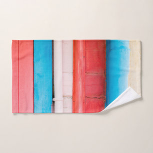 Caribbean colours - abstract bath towel set