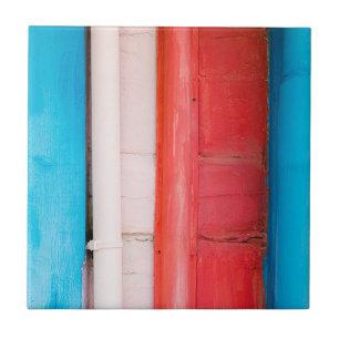 Caribbean colours - abstract ceramic tile