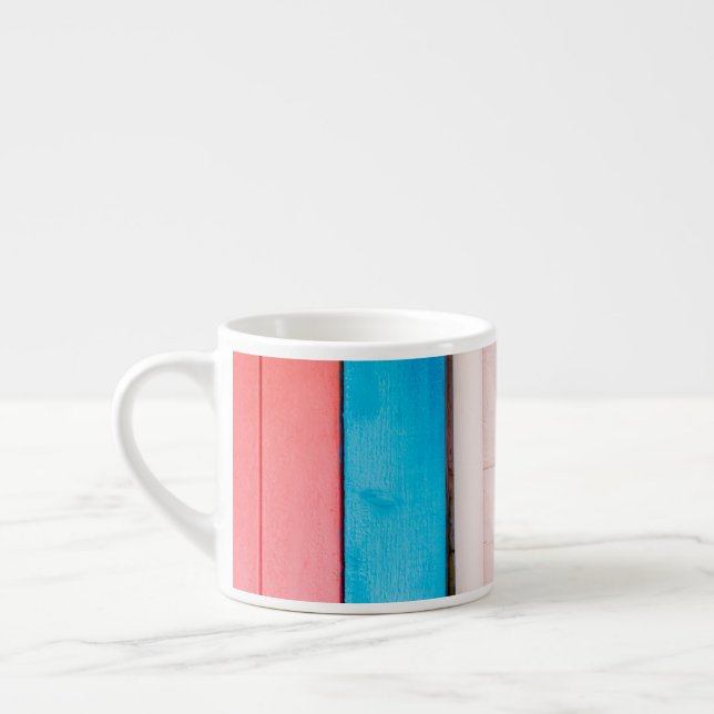 Caribbean colours - abstract espresso cup (Left)