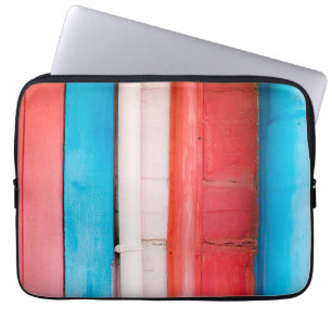 Caribbean colours - abstract laptop sleeve