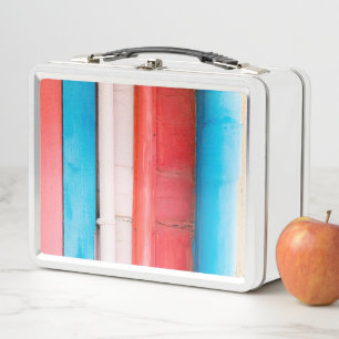 Caribbean colours - abstract metal lunch box