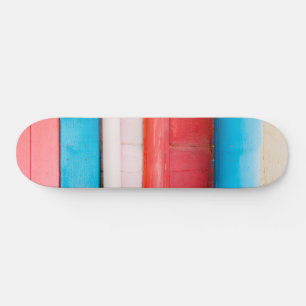 Caribbean colours - abstract skateboard