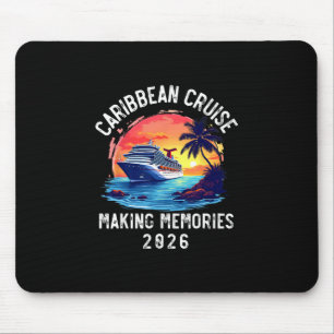 Caribbean Cruise 2026 Souvenir Matching Family Fri Mouse Pad
