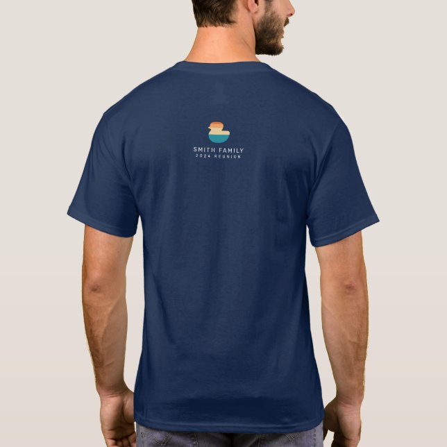 Caribbean Cruise Family Reunion Duck T-Shirt (Back)