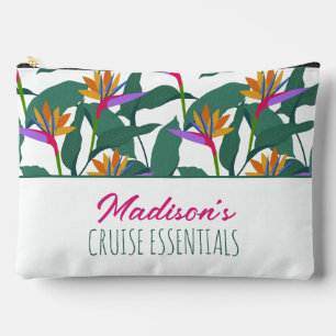 Caribbean Cruise Tropical Zipper Pouch