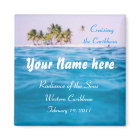 Caribbean Cruising Personalised Magnet