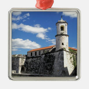 Caribbean, Cuba, Havana. Old Havana, Castillo Metal Tree Decoration