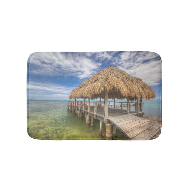 Caribbean Dock Bath Mat (Front)
