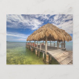 Caribbean Dock Postcard