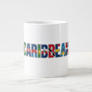 Caribbean Flags Large Coffee Mug
