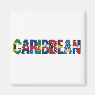 Caribbean Flags Magnet