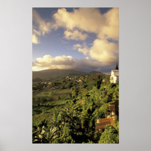 Caribbean, French West Indies, Martinique. Poster