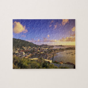 Caribbean, French West Indies, St. Martin. Jigsaw Puzzle