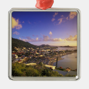 Caribbean, French West Indies, St. Martin. Metal Ornament