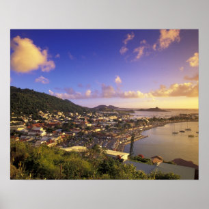 Caribbean, French West Indies, St. Martin. Poster