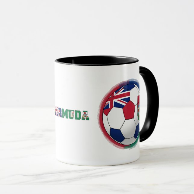 Caribbean Futbol – Bermuda Edition Mug (Front Right)