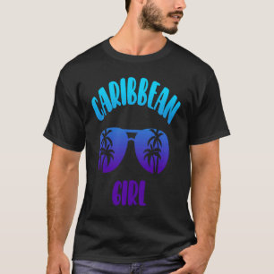 Caribbean Girl Summer Vacation T-Shirt