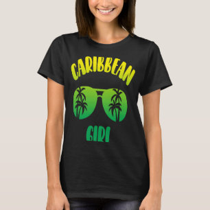 Caribbean Girl Summer Vacation T-Shirt