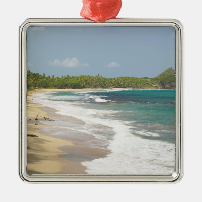 Caribbean, GRENADA, East Coast, Grenada Bay, Metal Tree Decoration (Front)