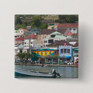 Caribbean, GRENADA, St. George's, St. George's 15 Cm Square Badge