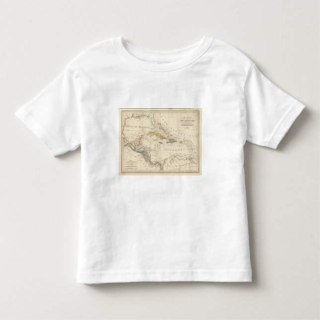 Caribbean, Gulf of Mexico and Guatemala Toddler T-Shirt (Front)