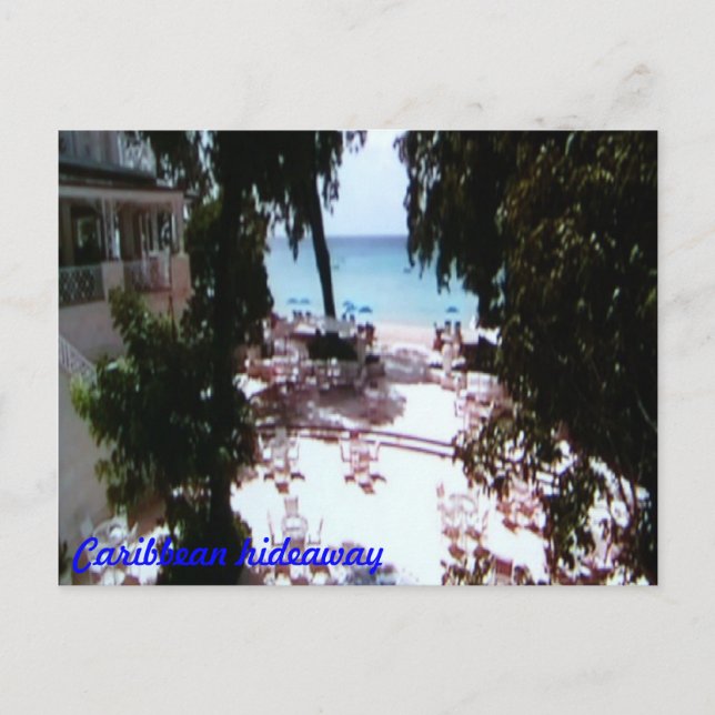 Caribbean hideaway, postcard (Front)