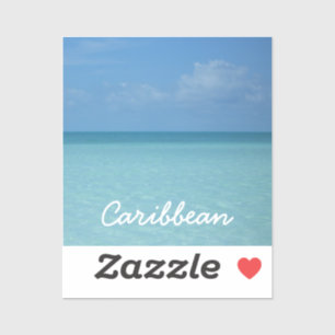 Caribbean Horizon Tropical Turquoise Blue