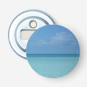 Caribbean Horizon Tropical Turquoise Blue Bottle Opener