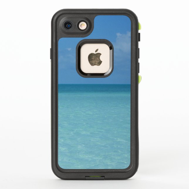 Caribbean Horizon Tropical Turquoise Blue LifeProof iPhone Case (Back)