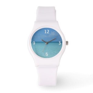 Caribbean Horizon Tropical Turquoise Blue Watch