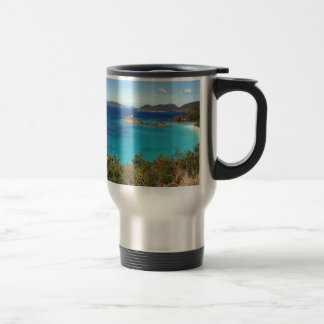 Caribbean Island Scene Travel Mug