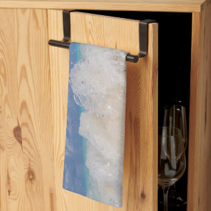 Caribbean Island Wave Love 2 Tea Towel