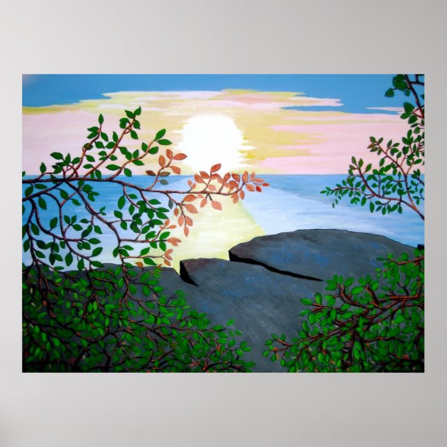 Caribbean - Jamaican Sunset Poster (Front)