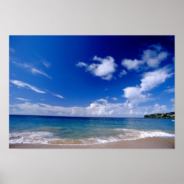 Caribbean, Lesser Antilles, West Indies, Poster (Front)