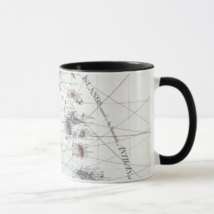 CARIBBEAN: MAP, 1775 MUG