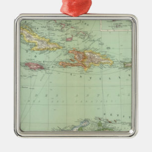 Caribbean Metal Tree Decoration