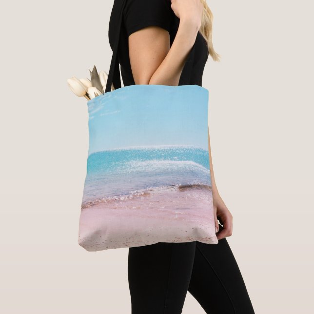 Caribbean Ocean Beach Bliss #1 #tropical #wall Tote Bag (Close Up)